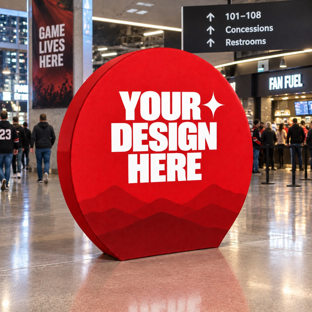 3D Circle Backdrop