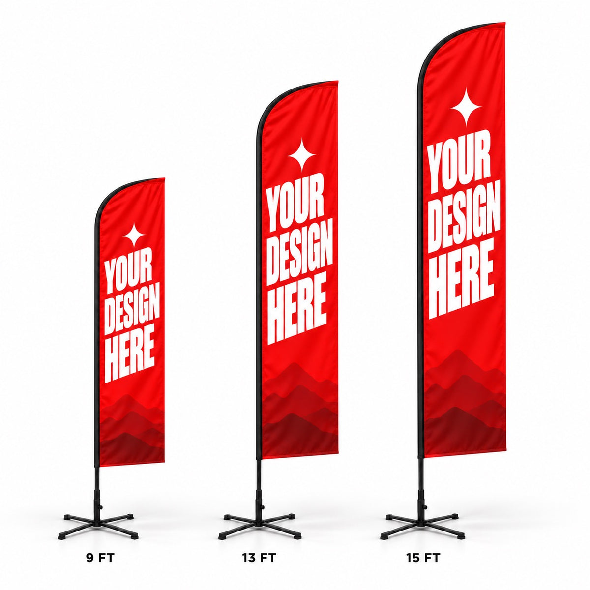 Straight Custom Flag