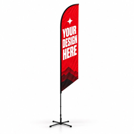 Angled Custom Flag